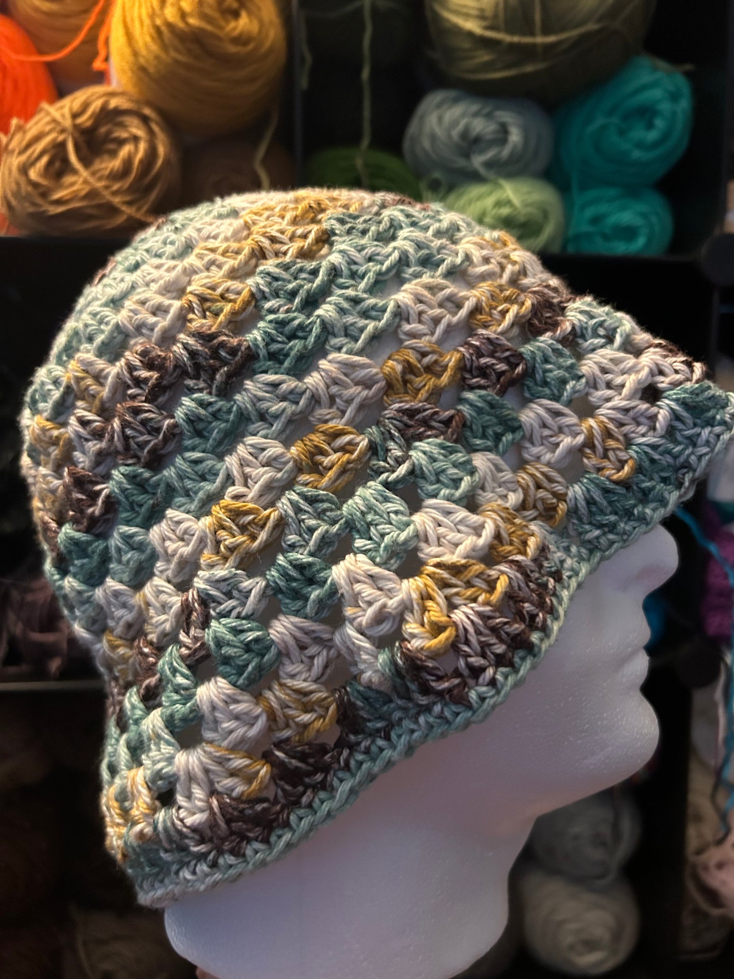 Granny Stitch Bucket Hat