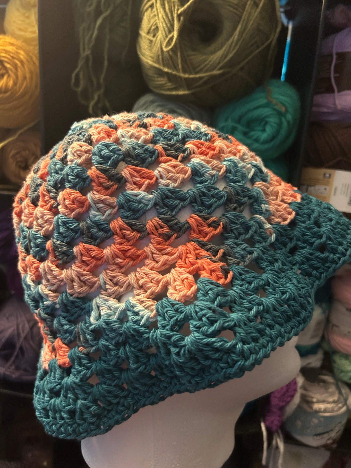 Granny Stitch Bucket Hat