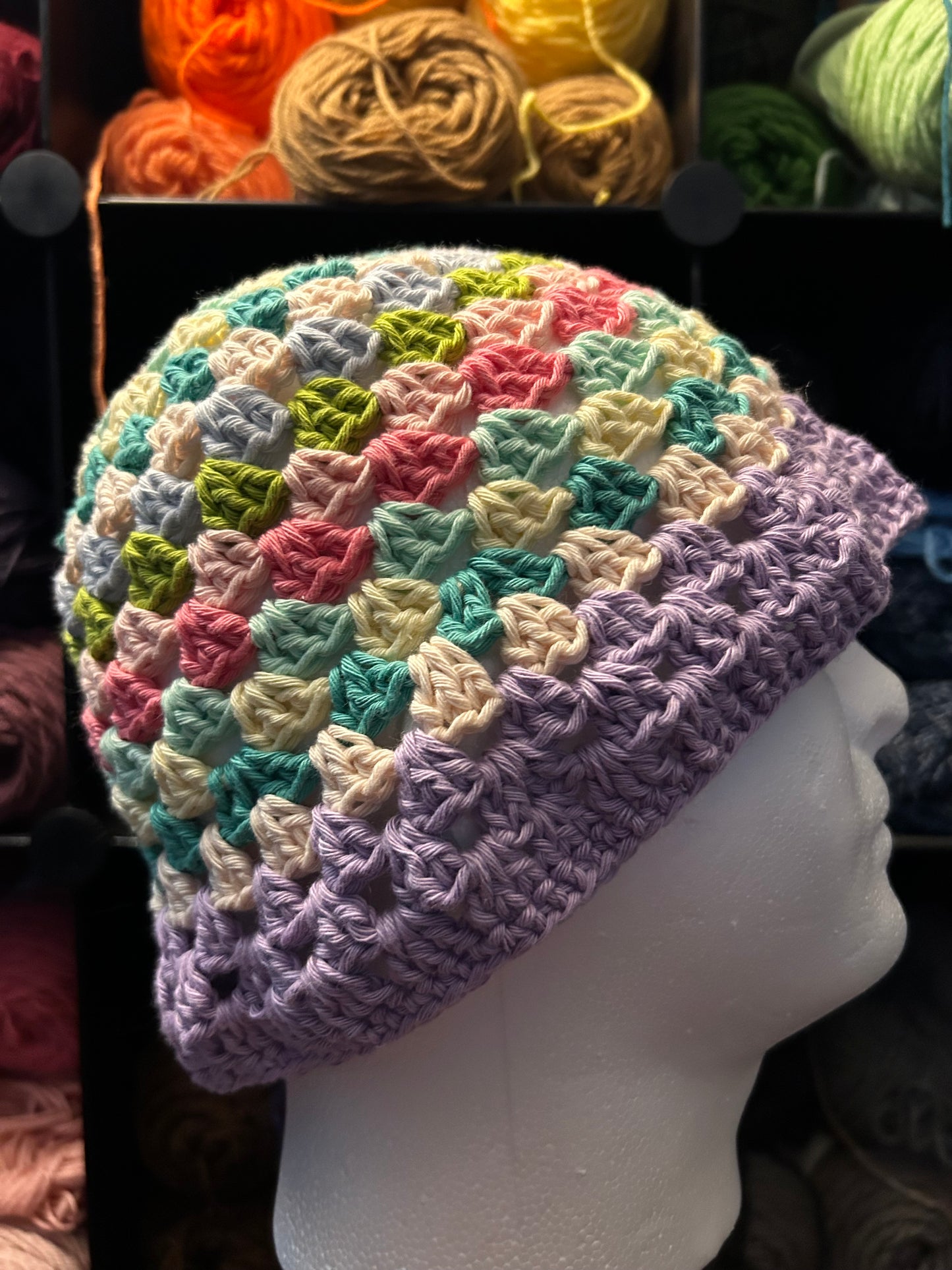 Granny Stitch Bucket Hat